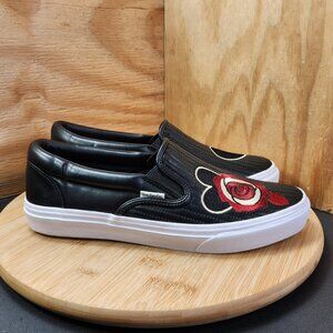 Vera Bradley X Disney Alice in Wonderland Quilted Black Slip On Sneakers